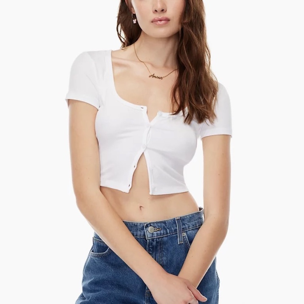 Aritzia Sunday best holly top in white
